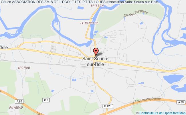 plan association Association Des Amis De L'ecole Les P'tits Loups Saint-Seurin-sur-l'Isle