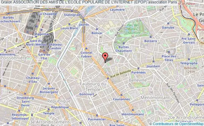 plan association Association Des Amis De L'ecole Populaire De L'internet (epop) Paris