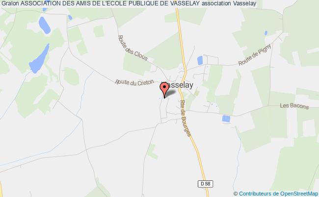 plan association Association Des Amis De L'ecole Publique De Vasselay Vasselay