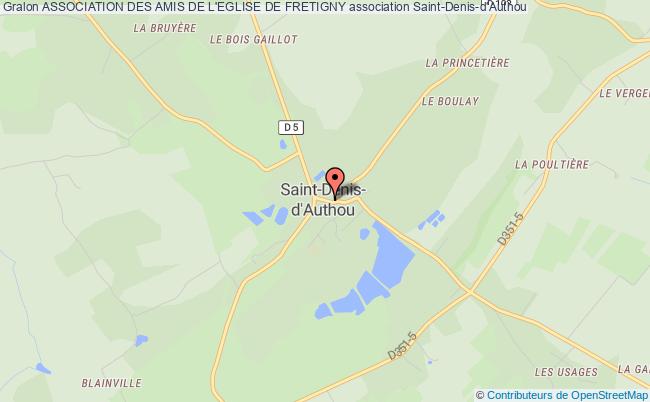 plan association Association Des Amis De L'eglise De Fretigny Saintigny