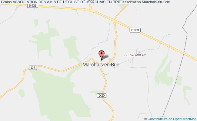 plan association Association Des Amis De L'Église De Marchais En Brie Dhuys et Morin-en-Brie