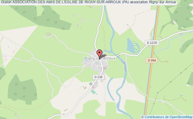 plan association Association Des Amis De L'eglise De Rigny-sur-arroux (pa) Rigny-sur-Arroux