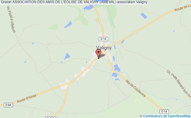 plan association Association Des Amis De L'eglise De Valigny (ameval) Valigny