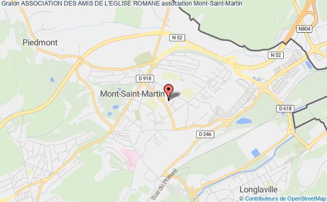 plan association Association Des Amis De L'eglise Romane Mont-Saint-Martin