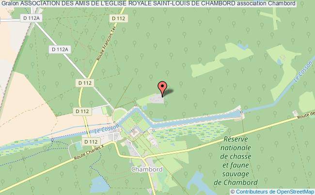 plan association Association Des Amis De L'eglise Royale Saint-louis De Chambord Chambord