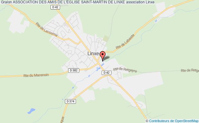 plan association Association Des Amis De L'Église Saint-martin De Linxe Linxe
