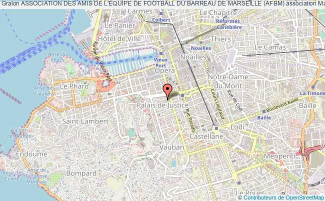 plan association Association Des Amis De L'equipe De Football Du Barreau De Marseille (afbm) Marseille