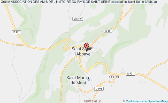 plan association Association Des Amis De L'histoire Du Pays De Saint Seine Saint-Seine-l'Abbaye