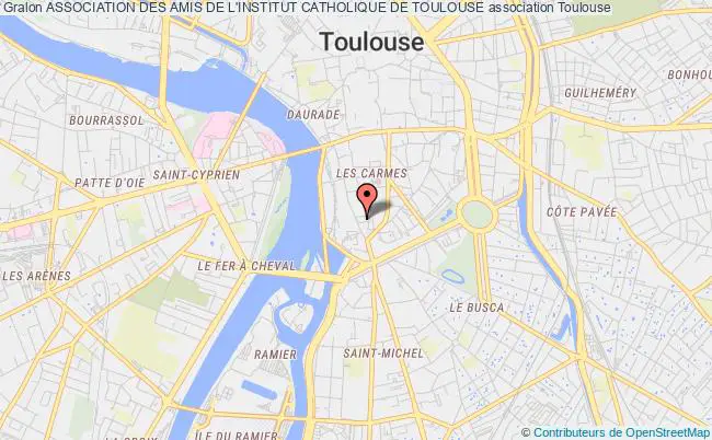 plan association Association Des Amis De L'institut Catholique De Toulouse Toulouse cedex 7