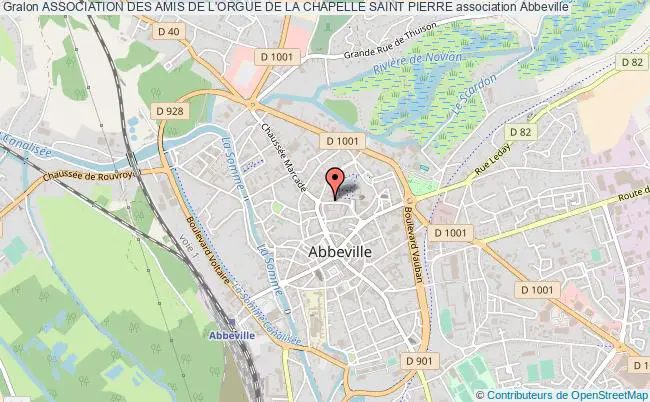 plan association Association Des Amis De L'orgue De La Chapelle Saint Pierre Abbeville