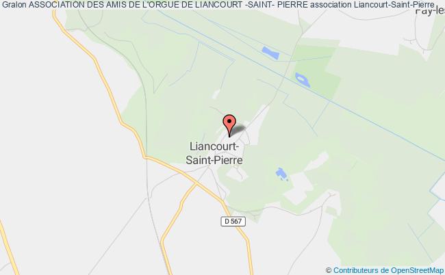 plan association Association Des Amis De L'orgue De Liancourt -saint- Pierre Liancourt-Saint-Pierre