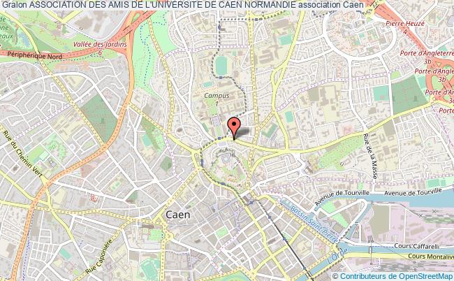plan association Association Des Amis De L'universite De Caen Normandie Caen Cedex 5