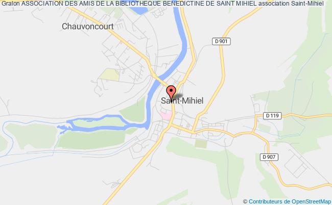 plan association Association Des Amis De La Bibliotheque Benedictine De Saint Mihiel Saint-Mihiel