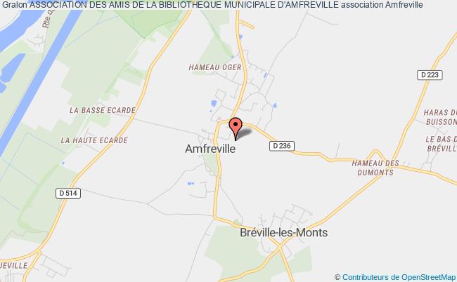plan association Association Des Amis De La Bibliotheque Municipale D'amfreville Amfreville
