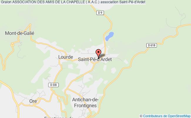 plan association Association Des Amis De La Chapelle ( A.a.c.) Saint-Pé-d'Ardet