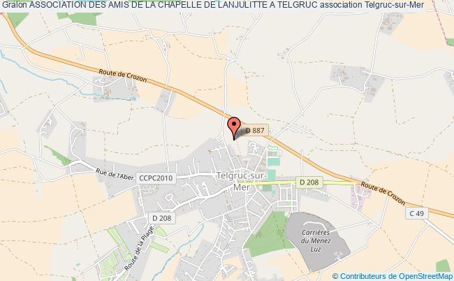 plan association Association Des Amis De La Chapelle De Lanjulitte A Telgruc Telgruc-sur-Mer