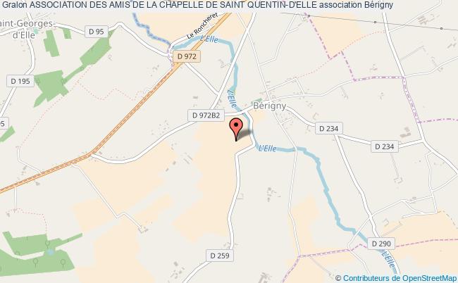 plan association Association Des Amis De La Chapelle De Saint Quentin-d'elle Bérigny