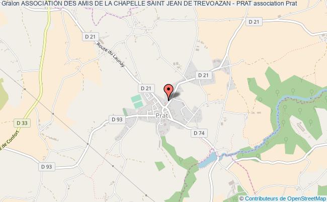 plan association Association Des Amis De La Chapelle Saint Jean De Trevoazan - Prat Prat