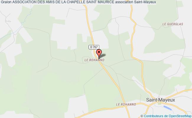 plan association Association Des Amis De La Chapelle Saint Maurice Saint-Mayeux