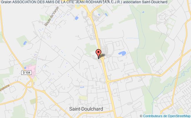 plan association Association Des Amis De La Cite Jean Rodhain (a.a.c.j.r.) SAINT-DOULCHARD