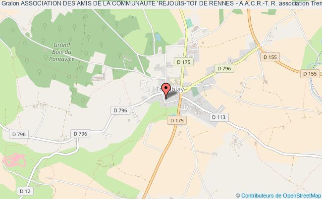 plan association Association Des Amis De La Communaute 'rejouis-toi' De Rennes - A.a.c.r.-t. R. Tremblay