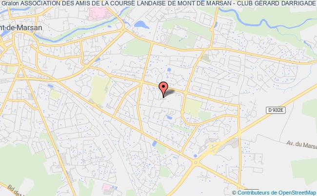plan association Association Des Amis De La Course Landaise De Mont De Marsan - Club GÉrard Darrigade Mont-de-Marsan