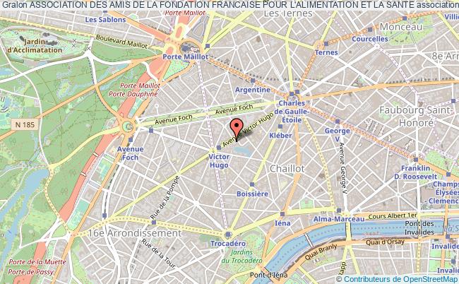 plan association Association Des Amis De La Fondation Francaise Pour L'alimentation Et La Sante Paris