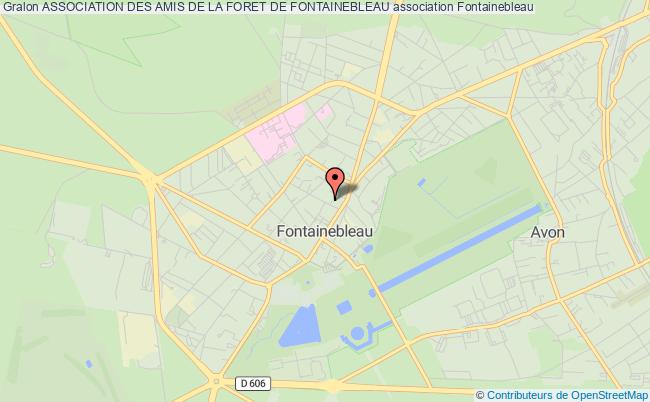 plan association Association Des Amis De La Foret De Fontainebleau Fontainebleau