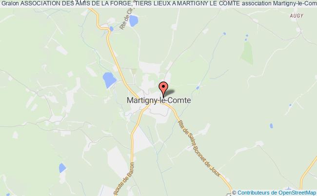 plan association Association Des Amis De La Forge, Tiers Lieux A Martigny Le Comte Martigny-le-Comte