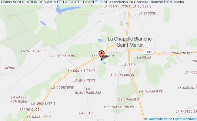 plan association Association Des Amis De La Gaiete Chapelloise La Chapelle-Blanche-Saint-Martin
