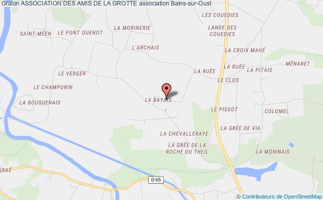 plan association Association Des Amis De La Grotte Bains-sur-Oust