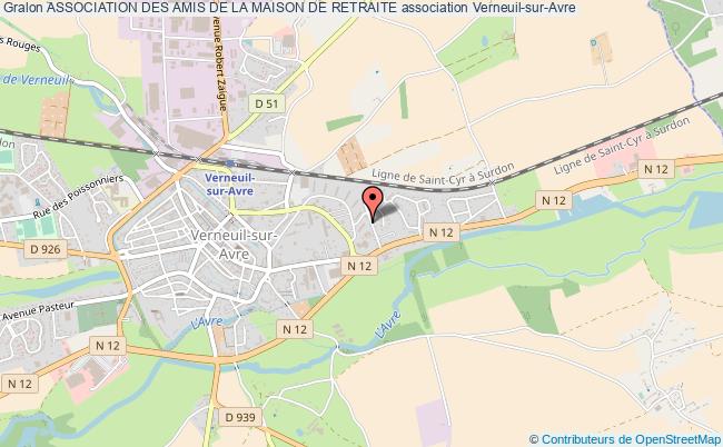 plan association Association Des Amis De La Maison De Retraite Verneuil-sur-Avre