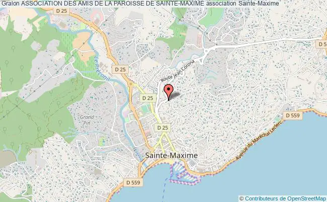 plan association Association Des Amis De La Paroisse De Sainte-maxime Sainte-Maxime
