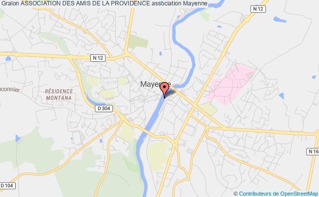 plan association Association Des Amis De La Providence Mayenne