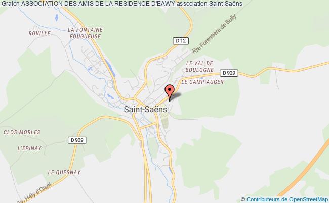 plan association Association Des Amis De La Residence D'eawy Saint-Saëns