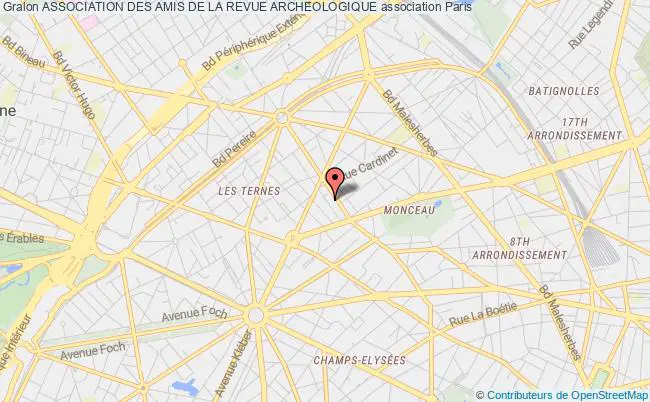 plan association Association Des Amis De La Revue Archeologique Paris