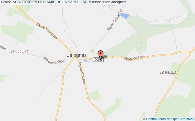 plan association Association Des Amis De La Saint- Lapin Jalognes
