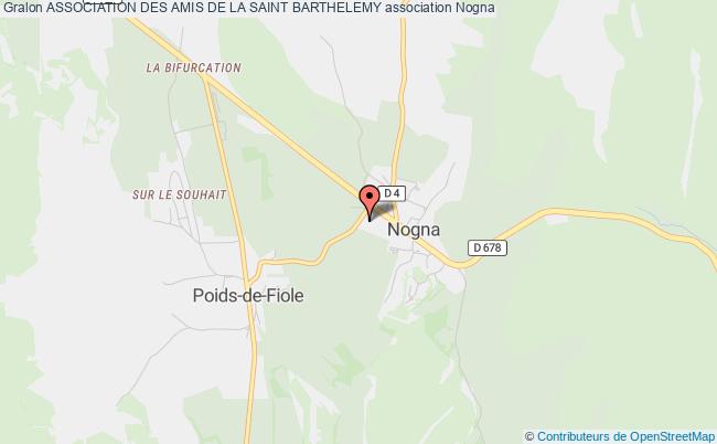 plan association Association Des Amis De La Saint Barthelemy Nogna