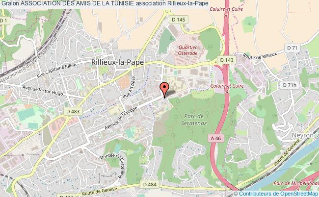 plan association Association Des Amis De La Tunisie Rillieux-la-Pape