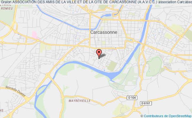plan association Association Des Amis De La Ville Et De La Cite De Carcassonne (a.a.v.c.c.) Carcassonne