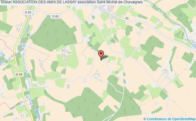 plan association Association Des Amis De Lassay Saint-Michel-de-Chavaignes