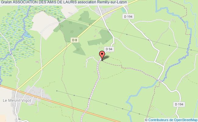 plan association Association Des Amis De Lauris Remilly-sur-Lozon