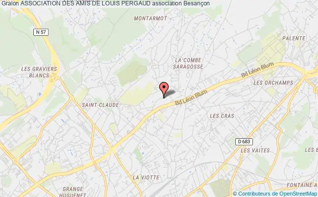 plan association Association Des Amis De Louis Pergaud Besançon