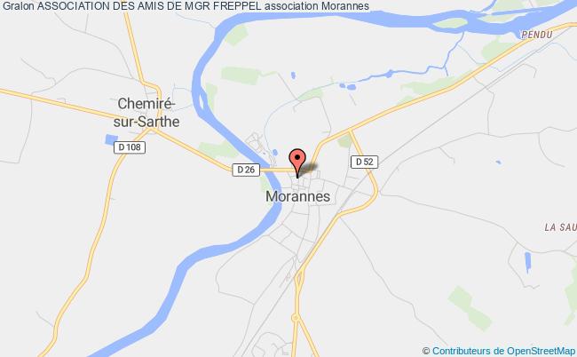 plan association Association Des Amis De Mgr Freppel Morannes-sur-Sarthe-Daumeray
