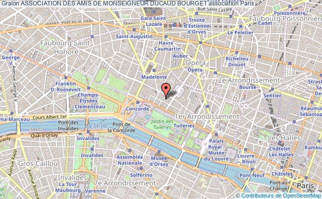 plan association Association Des Amis De Monseigneur Ducaud Bourget Paris