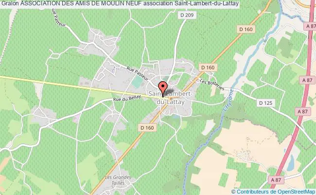 plan association Association Des Amis De Moulin Neuf Saint-Lambert-du-Lattay