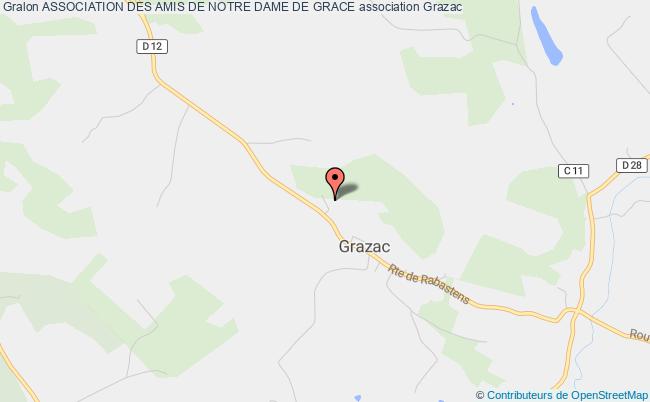 plan association Association Des Amis De Notre Dame De Grace Grazac