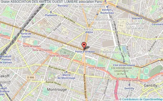 plan association Association Des Amis De Ouest- Lumiere Paris