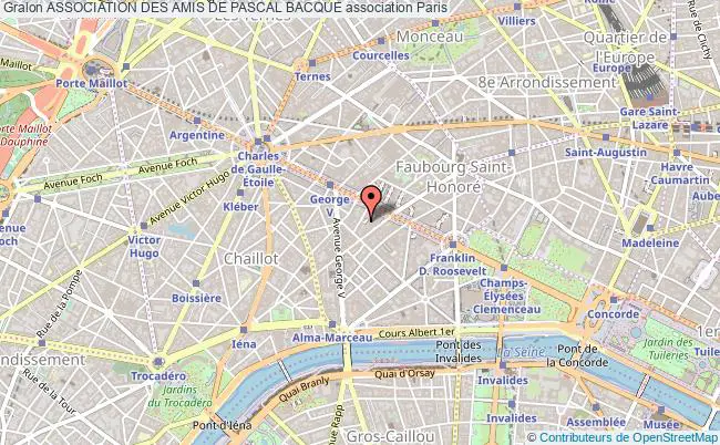 plan association Association Des Amis De Pascal Bacque Paris