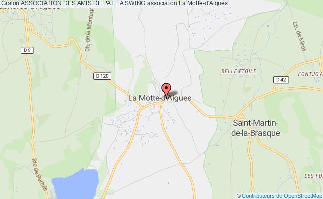 plan association Association Des Amis De Pate A Swing La    Motte-d'Aigues